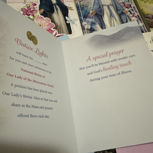 Lot 12 Religious Association of the Miraculous Medal Greeting Cards & Envelopes - Picture 8 of 9